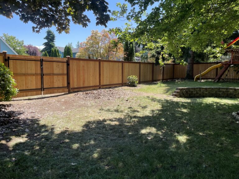 Backyard Fence Replacement Project – fencing in Gig Harbor