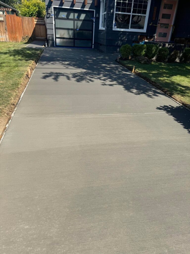 Front Entry, Walkway, and Driveway Concrete Upgrade – concrete driveways in South Sound