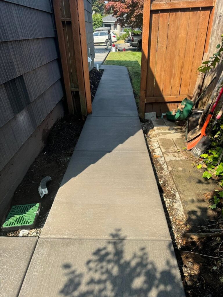 Front Entry, Walkway, and Driveway Concrete Upgrade – concrete driveways in South Sound