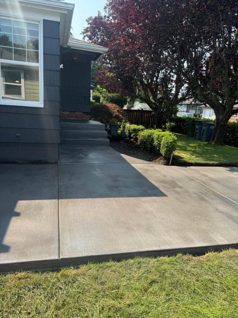 Front Entry, Walkway, and Driveway Concrete Upgrade – concrete driveways in South Sound