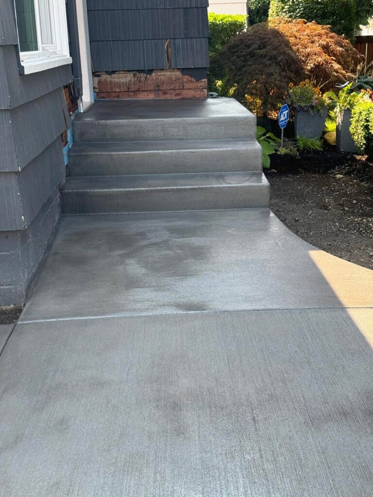 Front Entry, Walkway, and Driveway Concrete Upgrade – concrete driveways in South Sound