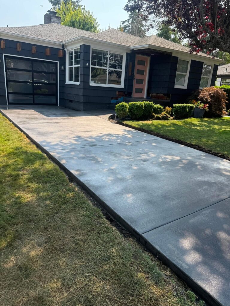Front Entry, Walkway, and Driveway Concrete Upgrade – concrete driveways in South Sound