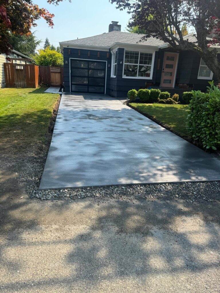 Front Entry, Walkway, and Driveway Concrete Upgrade – concrete driveways in South Sound