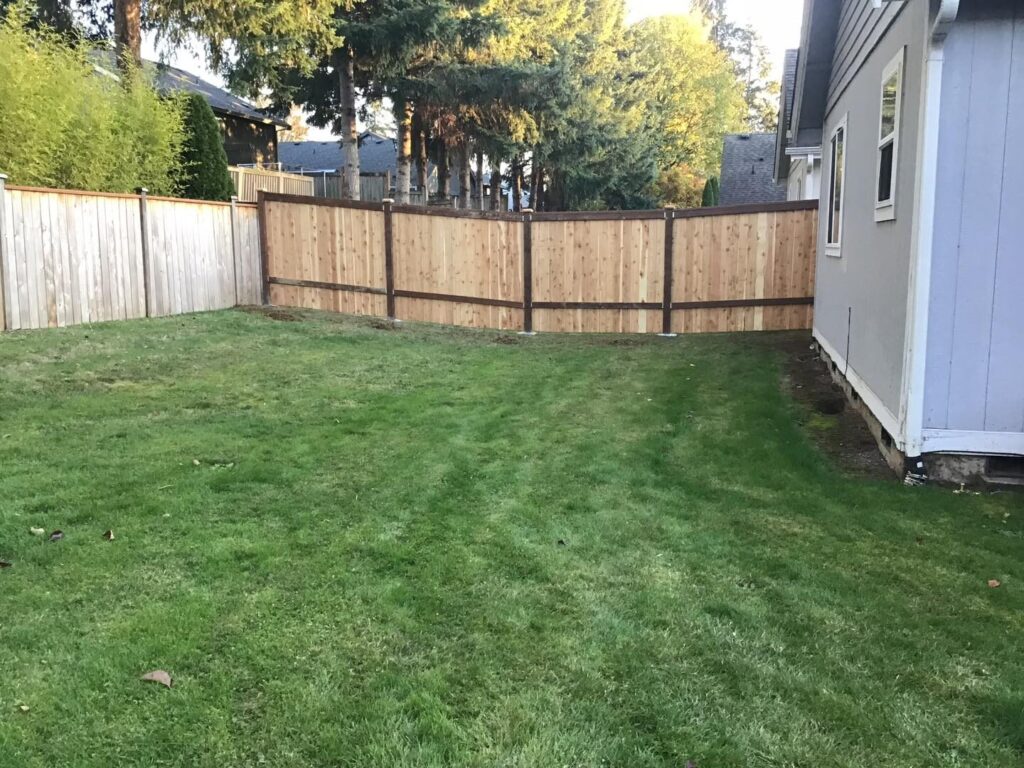 Custom Cedar Gate and Fence Installation in South Sound - project photo 2