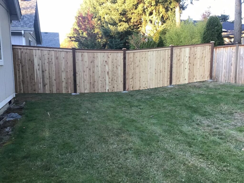 Custom Cedar Gate and Fence Installation in South Sound - project photo 4