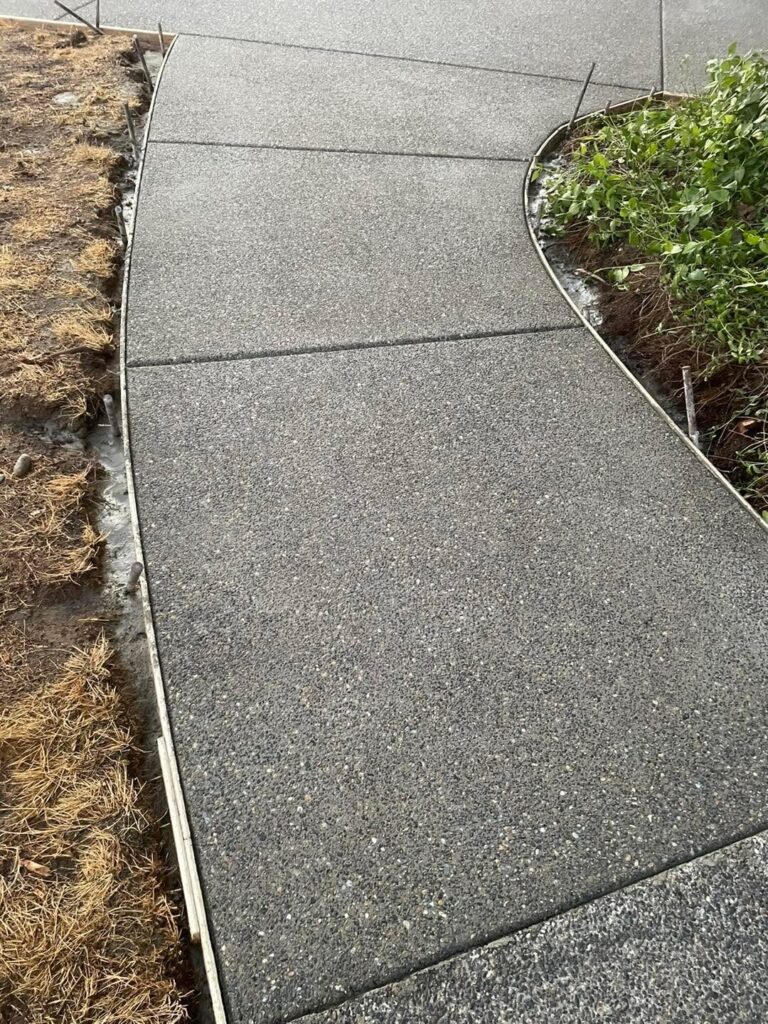 Exposed Aggregate Concrete Flatwork in South Sound - project photo 2